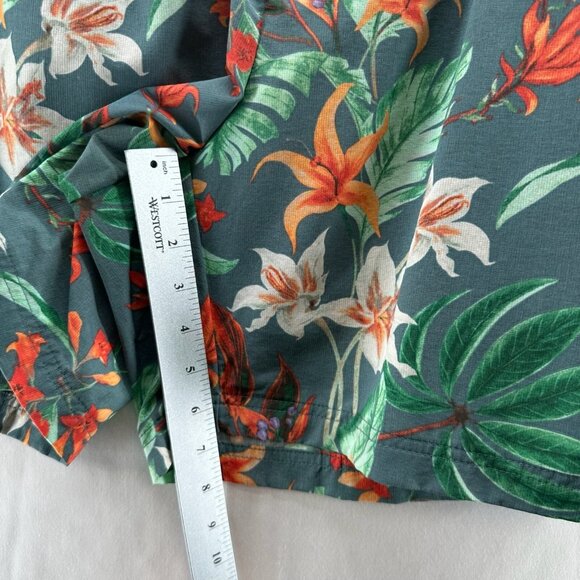 APT. 9 Shorts Mens XL Premier Flex Elastic Waist Performance 7" Tropical Green - Picture 8 of 8